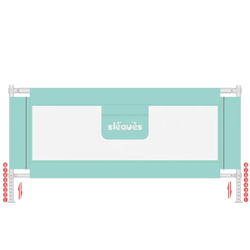 xx Barrière de lit pour la sécurité de bébé Vert