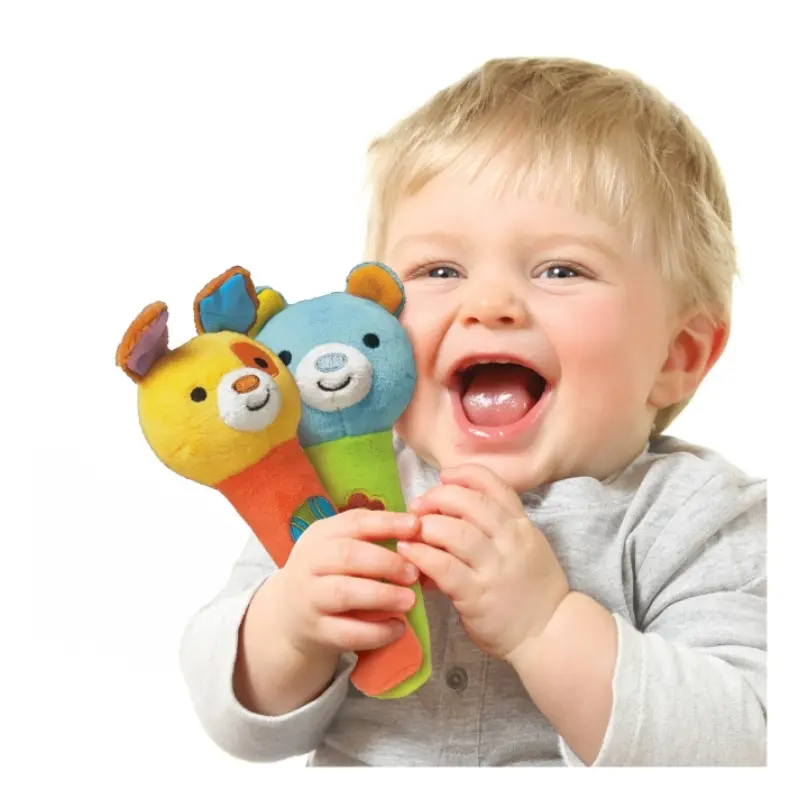 Bâton à Hochet Squeak 'N Shake Gris – Winfun
