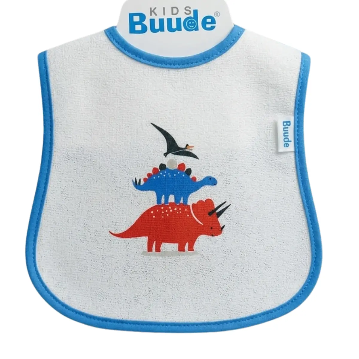 Bavoir Bébé Doux et Confortable Buude Bleu