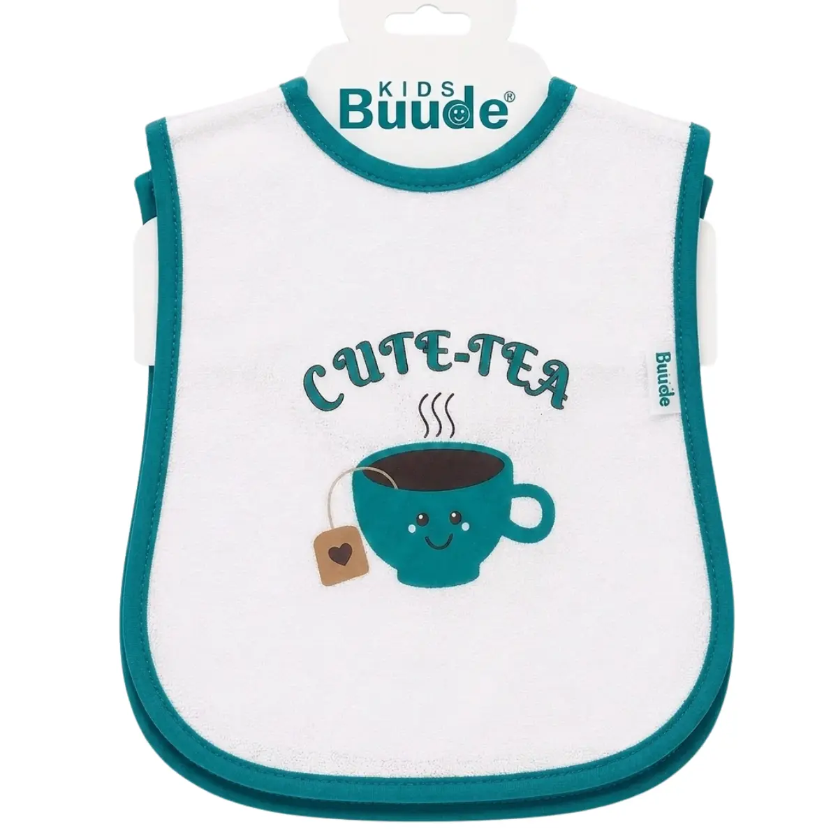 xx Bavoir Bébé Doux et Confortable Buude Vert pétrole