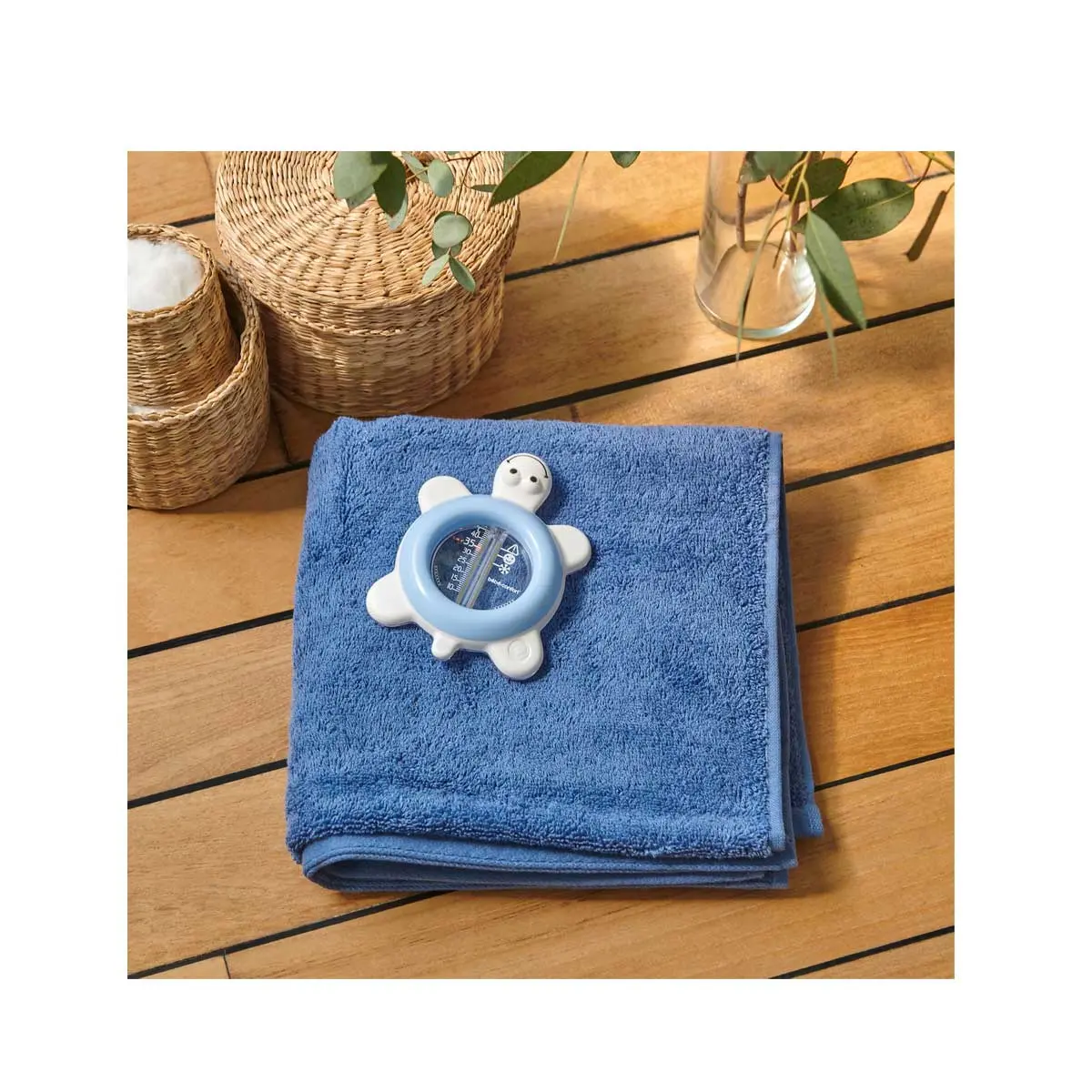 Bébé Confort Thermomètre de bain tortue Bleu