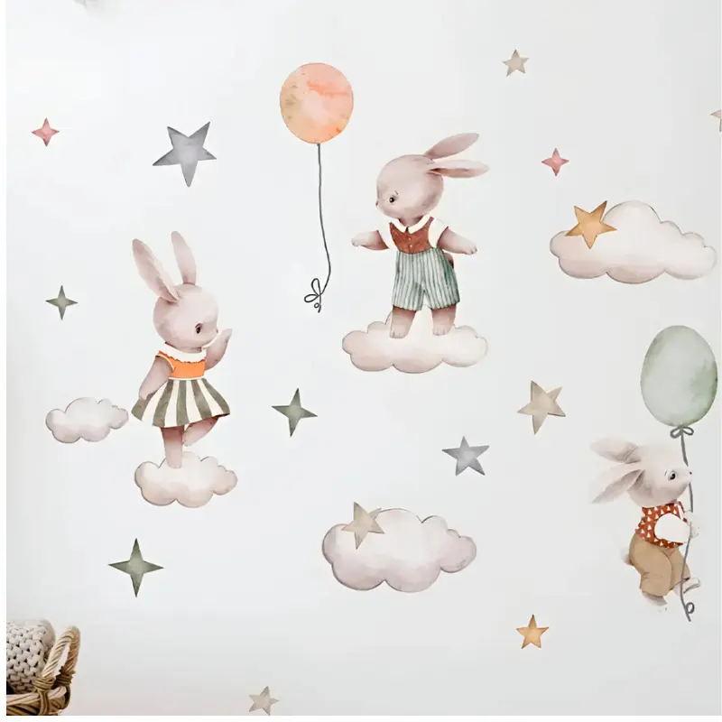 Bébé Safe Sticker Mural Lapin