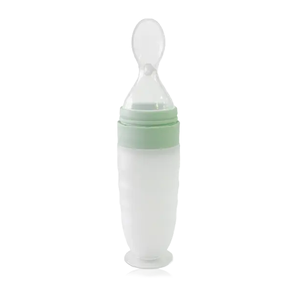 xx Biberon Distributeur avec Cuillère en Silicone Souple – 90 ml