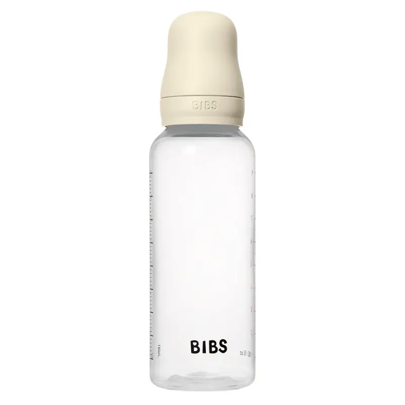 Biberon sans BPA 270ml avec tétine en silicone Ivory