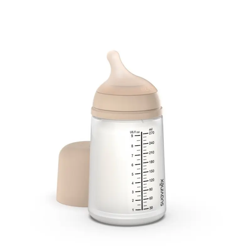 xx Biberon Zero-Zero Shades débit M 270ml SUAVINEX Light