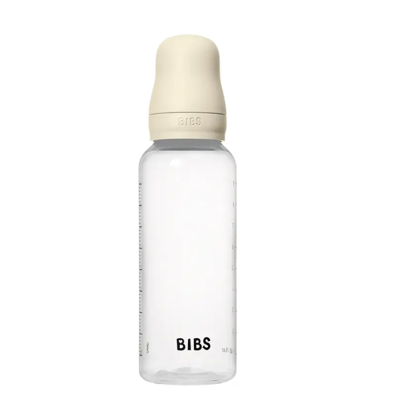 xx Biberons en Plastique sans BPA 270ml avec Tétine en Latex Débit moyen -Ivory - BIBS