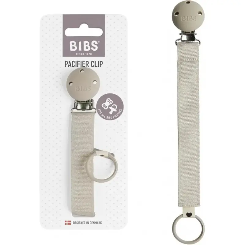 Bibs Attache-sucette Ruban - Sand