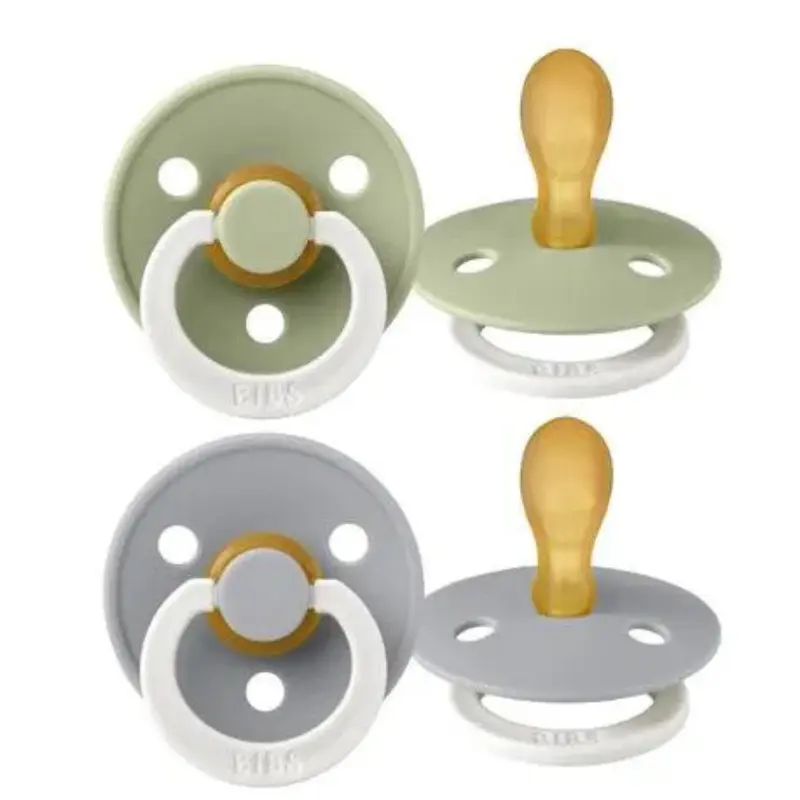 xx Bibs Lot de 2 Sucettes Symétrique Glow Sage / Cloud