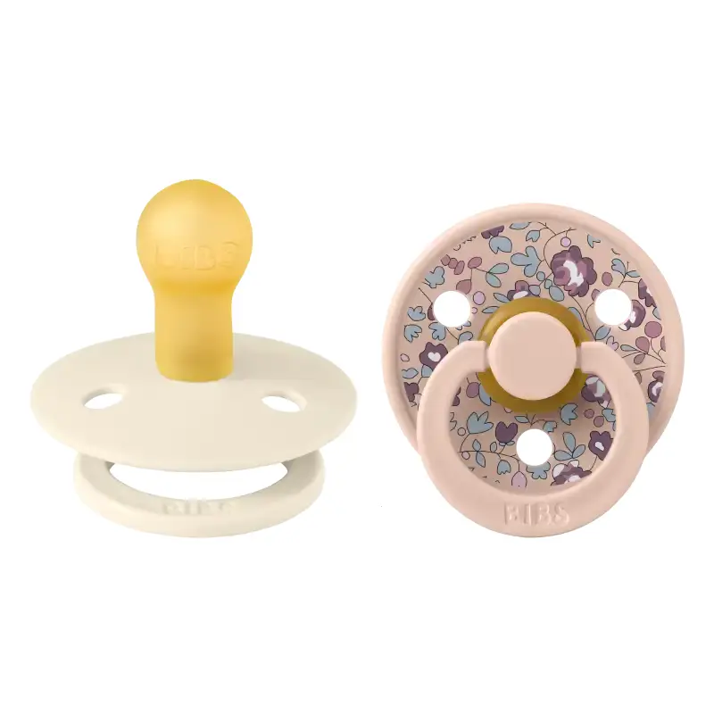 BIBS x Liberty - Sucette ronde couleur latex - Eloise Blush Mix