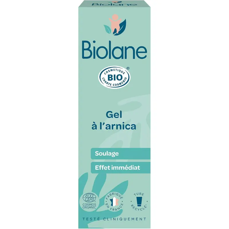xx BIOLANE Gel à l’Arnica certifié Bio 20 ml Soulage et apaise