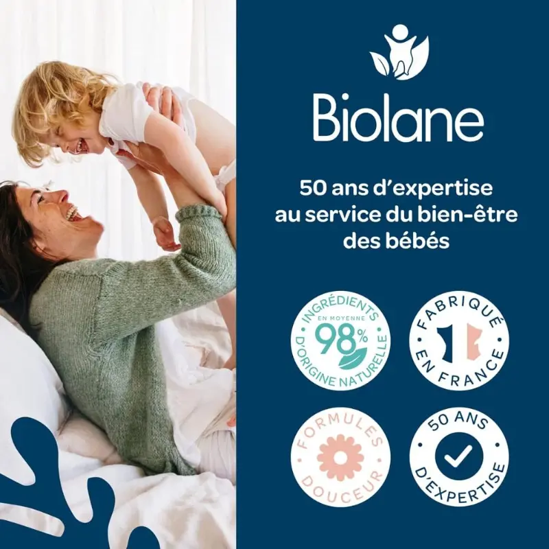 Biolane Gel Lavant Corps et Cheveux pour Enfants 50 ml