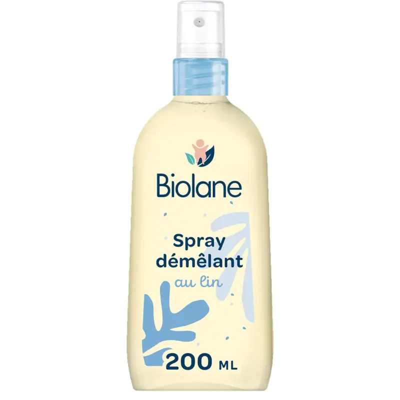 xx BIOLANE  Spray Démêlant Bébé 200ml Facilite le Coiffage sans Rinçage  98% Naturel