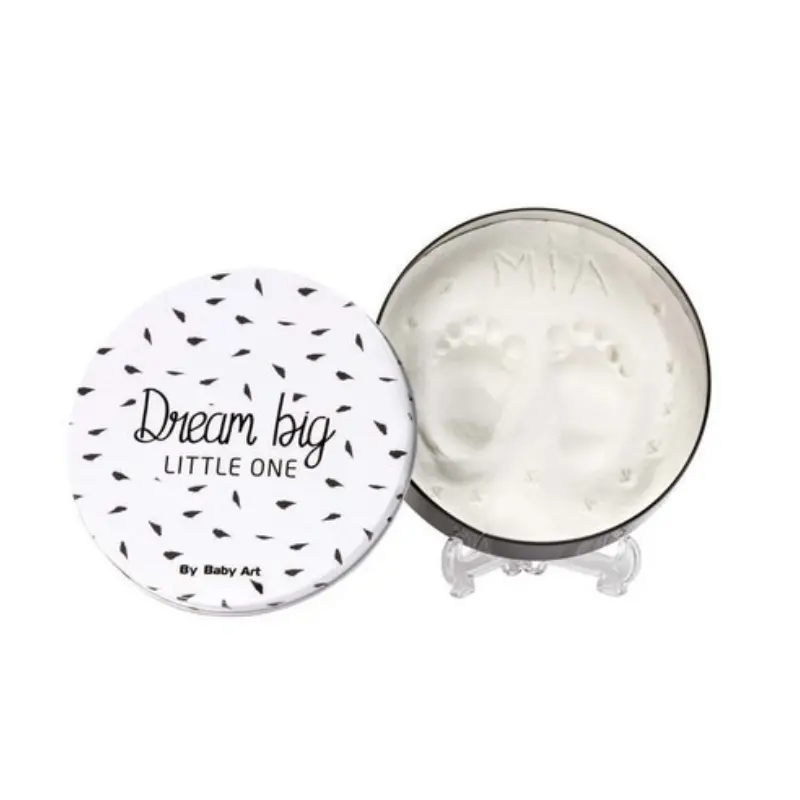 xx Boîte à empreinte ronde – Noir et blanc
