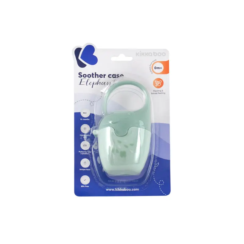 Boite à sucette pour 2 Elephant Mint Kikkaboo