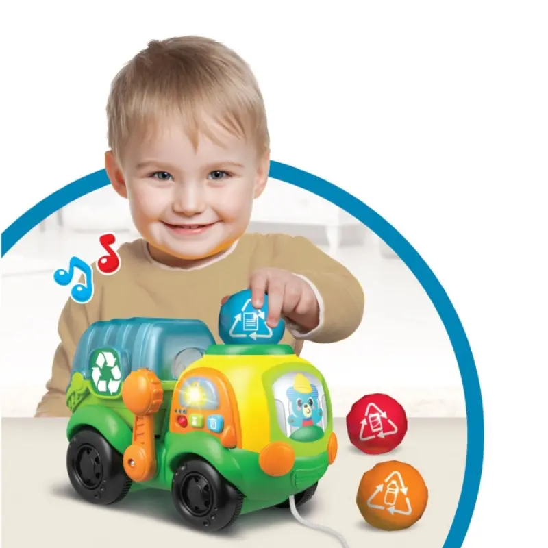 Camion de recyclage Go Green à tirer - winfun