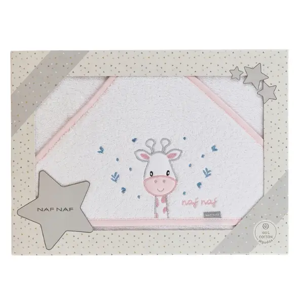 Cape de Bain NAF NAF Girafe Rose