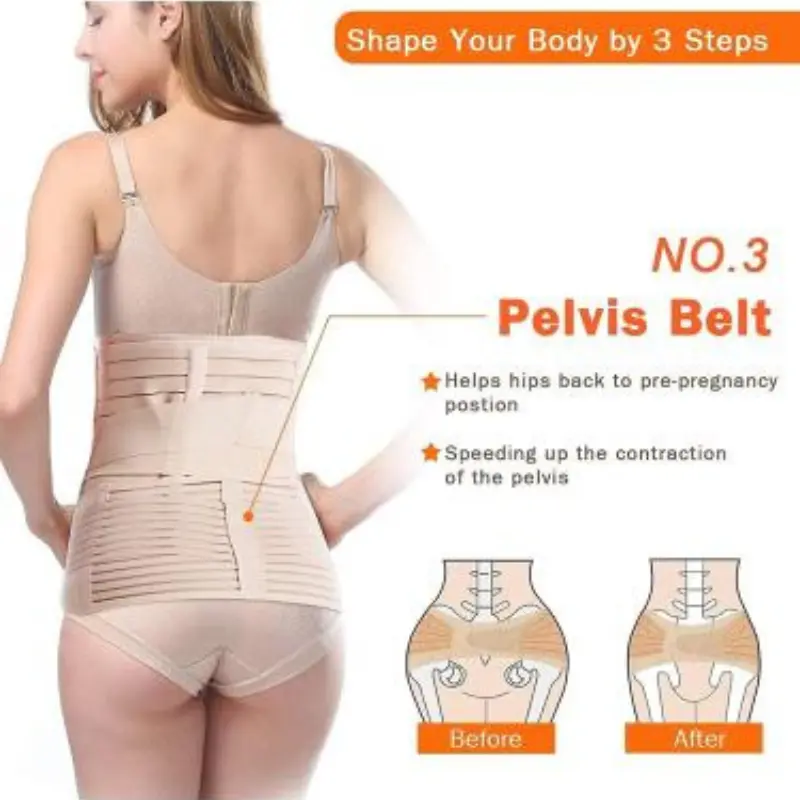 Ceinture abdominale post-partum 3 en 1