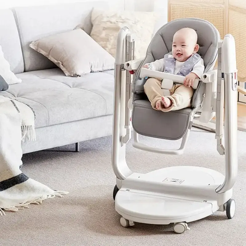 Chaise haute multifonctionnelle 3 en 1 beige – A Demain