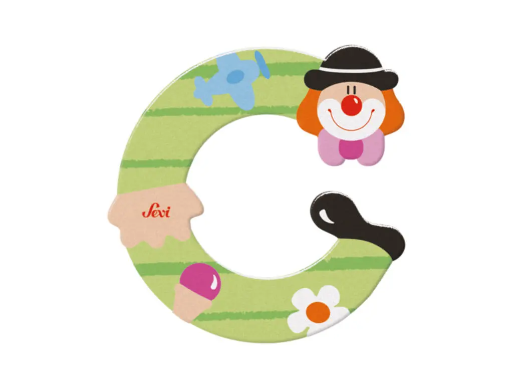 xx Clown de la lettre C
