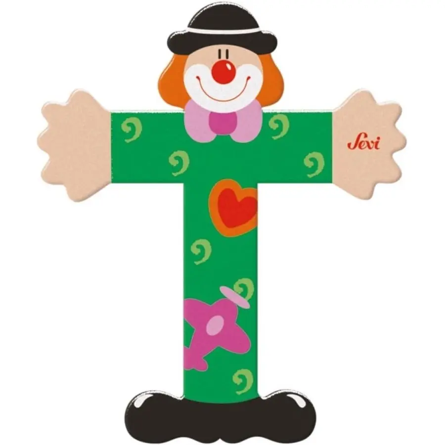 xx Clown de la lettre T