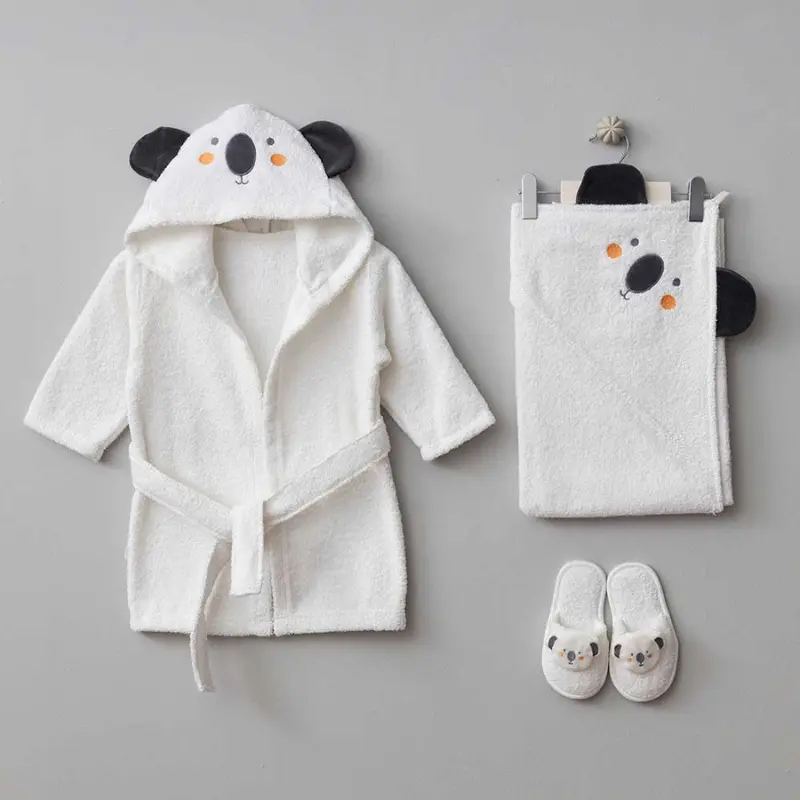 xx Coffret de 5 serviettes pour bébé, motif koala