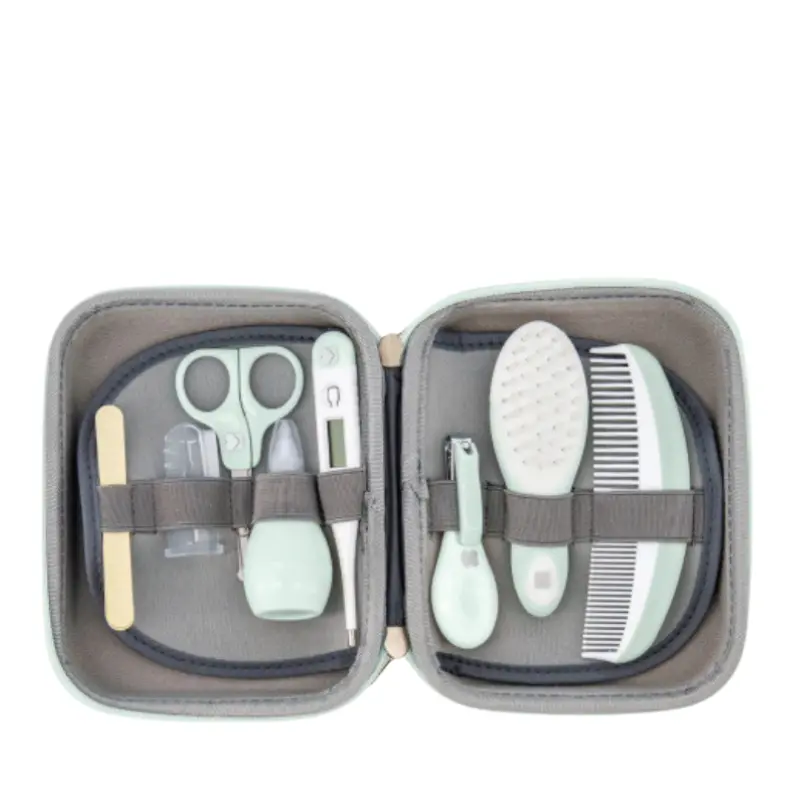 Coffret de toilette Menthe 8 pièces – KikkaBoo