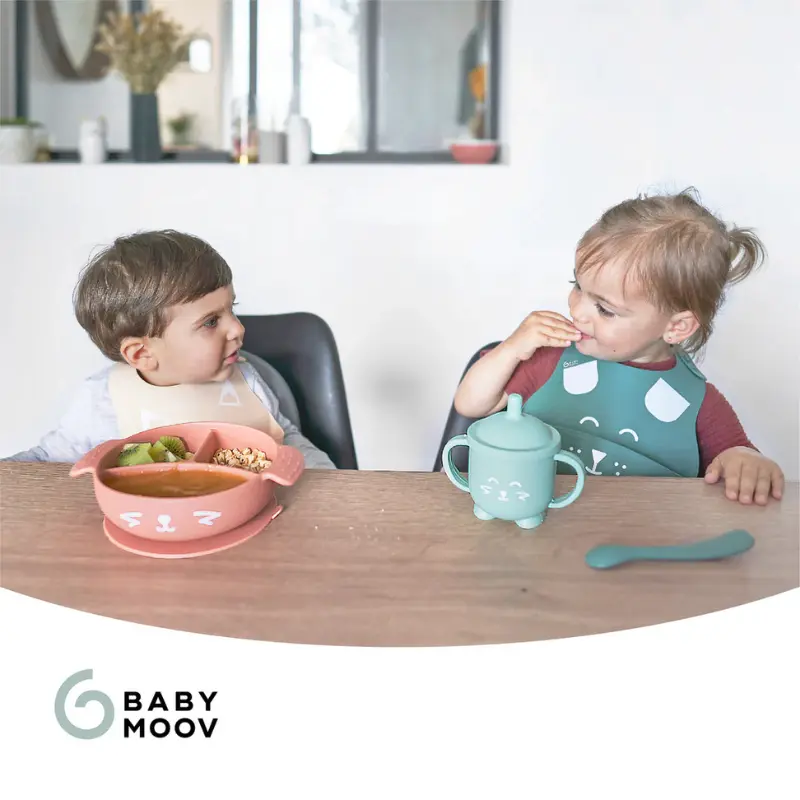 Coffret vaisselle en silicone - 15-24 mois - Babymoov