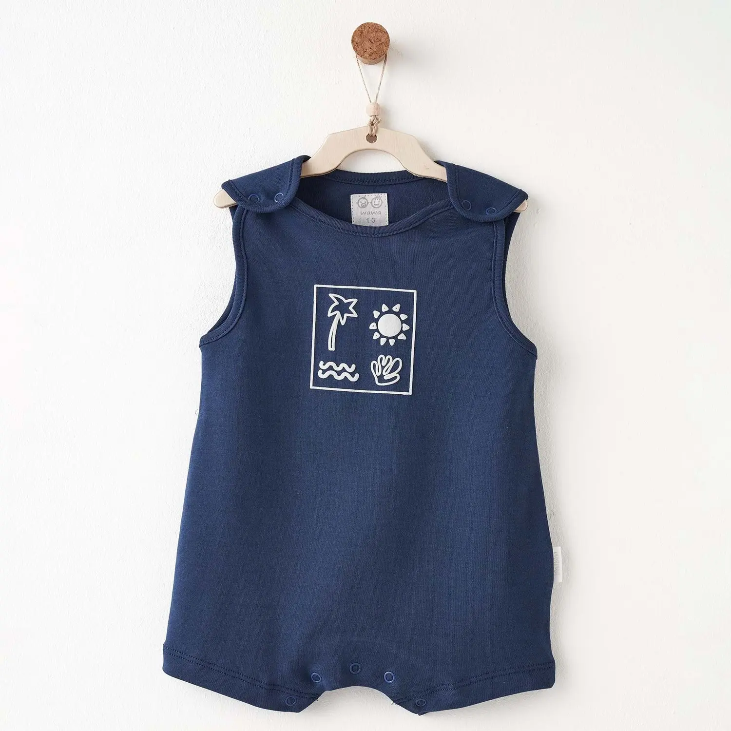 Combinaison bébé Andywawa Bleu