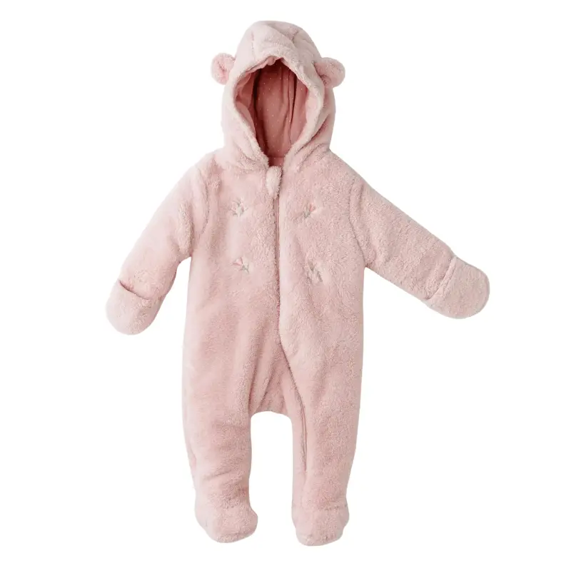 Combinaison Bébé Pilote Douillette Rose Andywawa AC26095