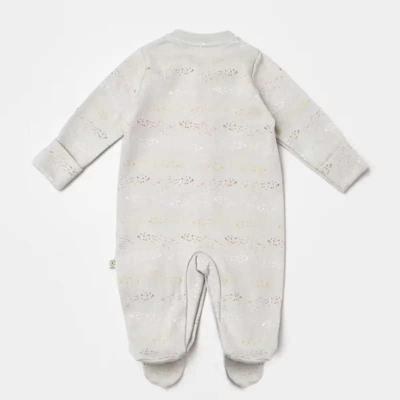 Combinaison nouveau-né  Penguin 60776 Écru Gris - Biorganic