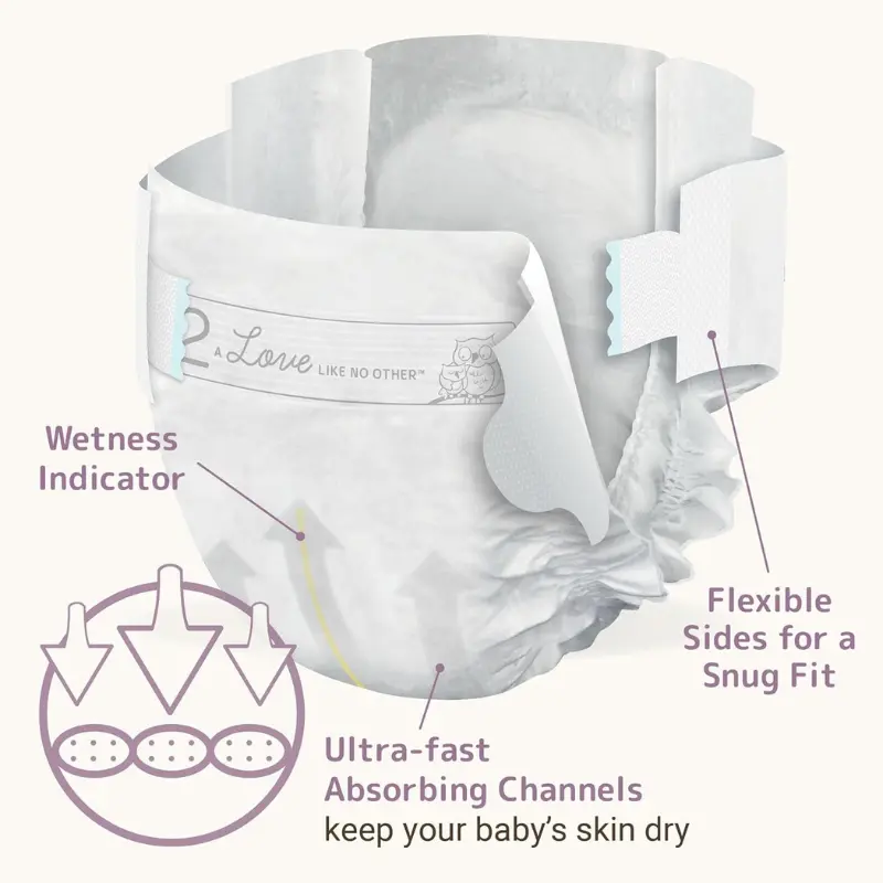 Couches bébé Bambo Nature Dream Taille 2 (3-6 kg) – 32 pièces