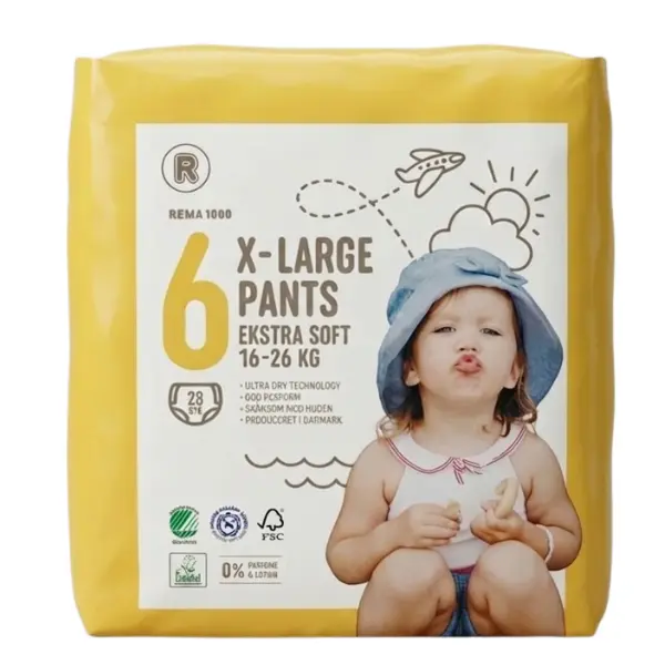 xx Couches Culottes REMA 1000 Taille 6 (16-26 kg)