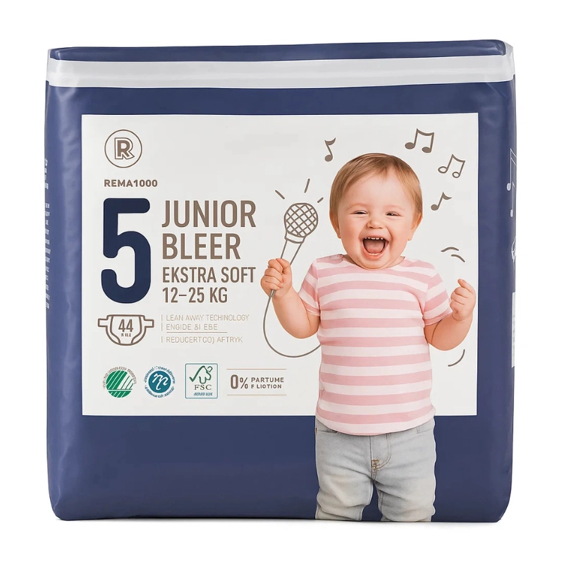 xx Couches  JUNIOR BLEER Taille 5   (12–25 kg)