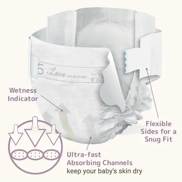 Couches pour bébé écologiques haut de gamme Bambo Nature, taille 5