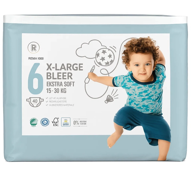 xx Couches REMA 1000 Taille XL