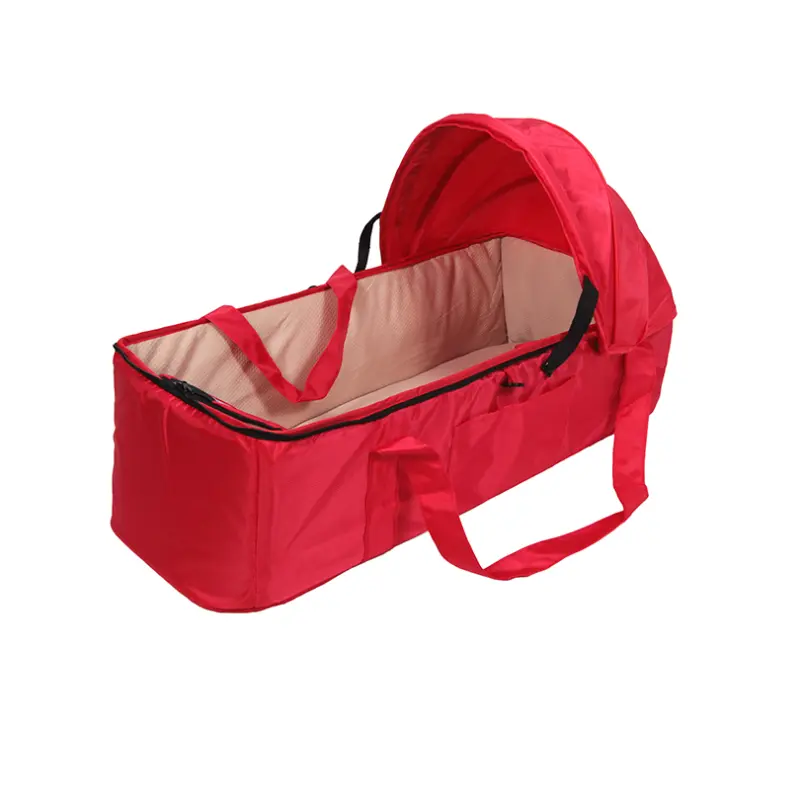 COUFFIN PORTABLE ROUGE – MON BÉBÉ