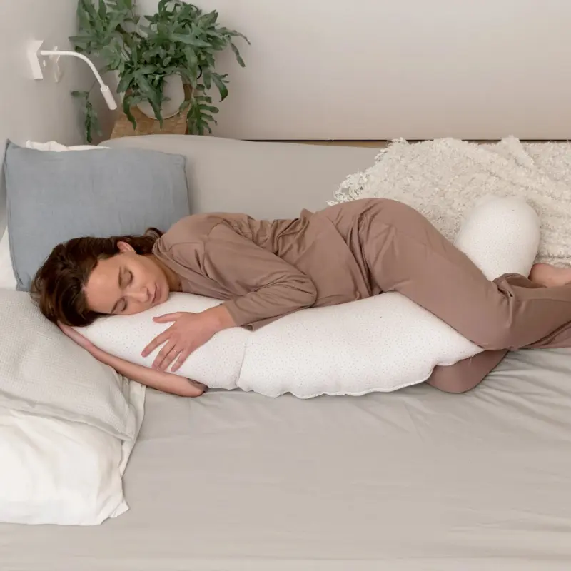 Coussin d'Allaitement et Maternité Buddy Silver Dots - Doomoo