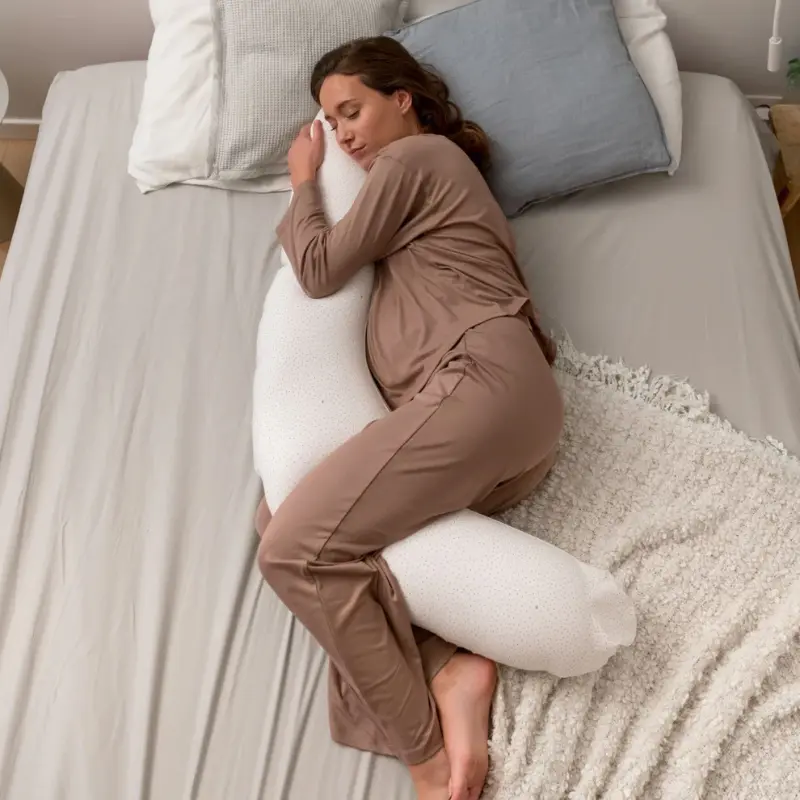Coussin d'Allaitement et Maternité Buddy Silver Dots - Doomoo