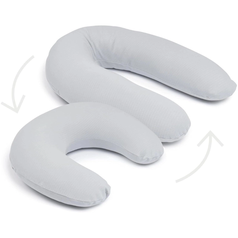 Coussin de Grossesse et d'allaitement 2 en 1 Twisty - Gris