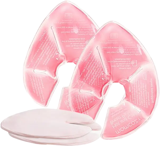 xx Coussinets d'allaitement chauds et froids Momcozy avec 2 housses douces
