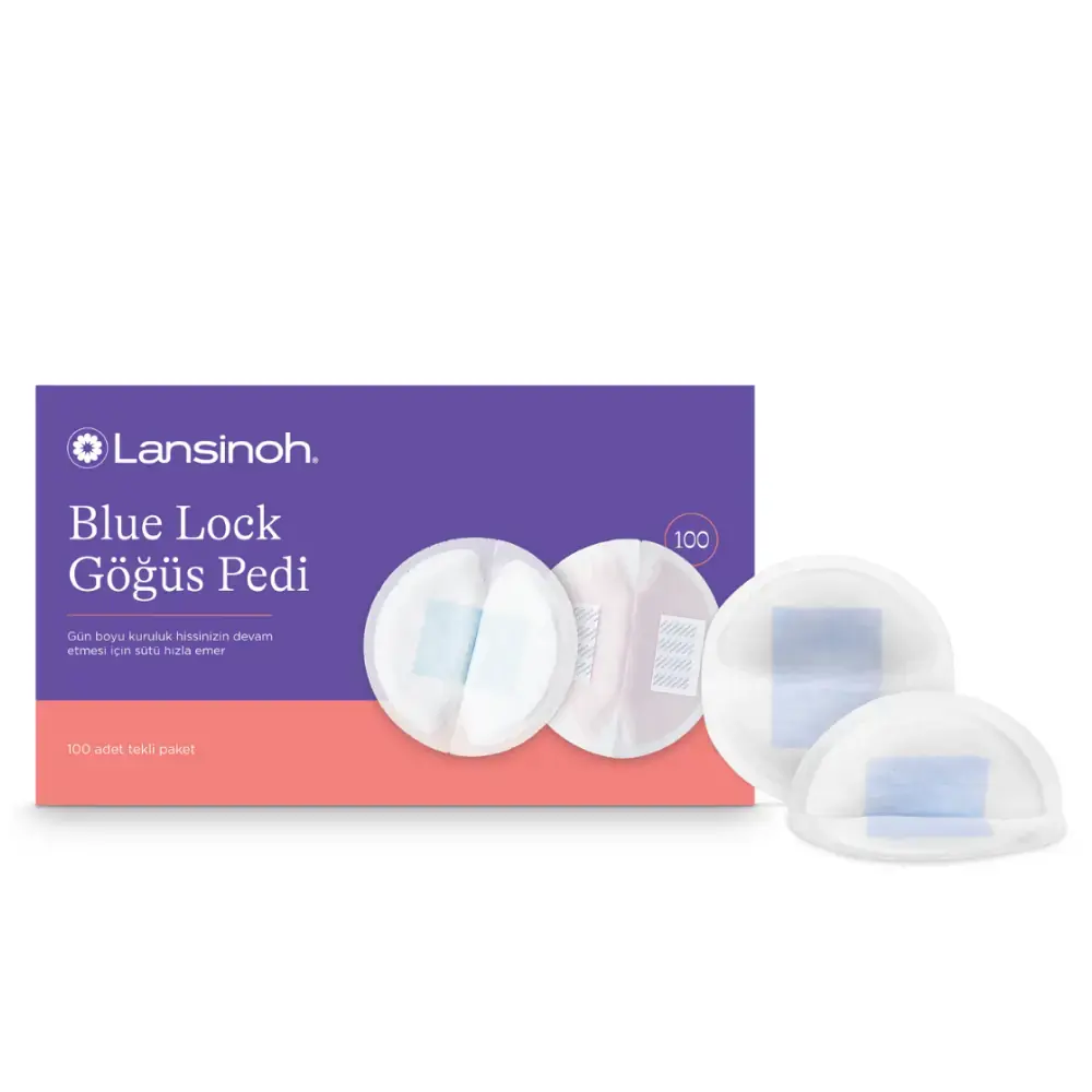 xx Coussinets d'allaitement Lansinoh Blue Lock 100 pièces