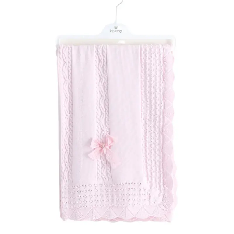Couverture bébé Rose - leoking