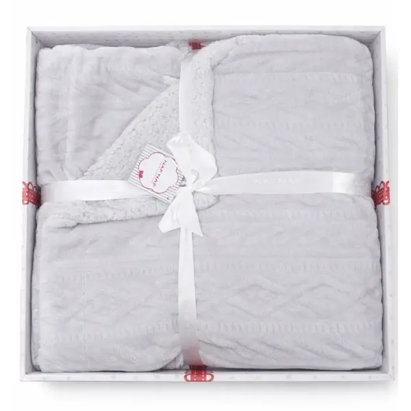 xx Couverture Bébé Ultra-Douce Naf Naf 110×140 cm – Gris