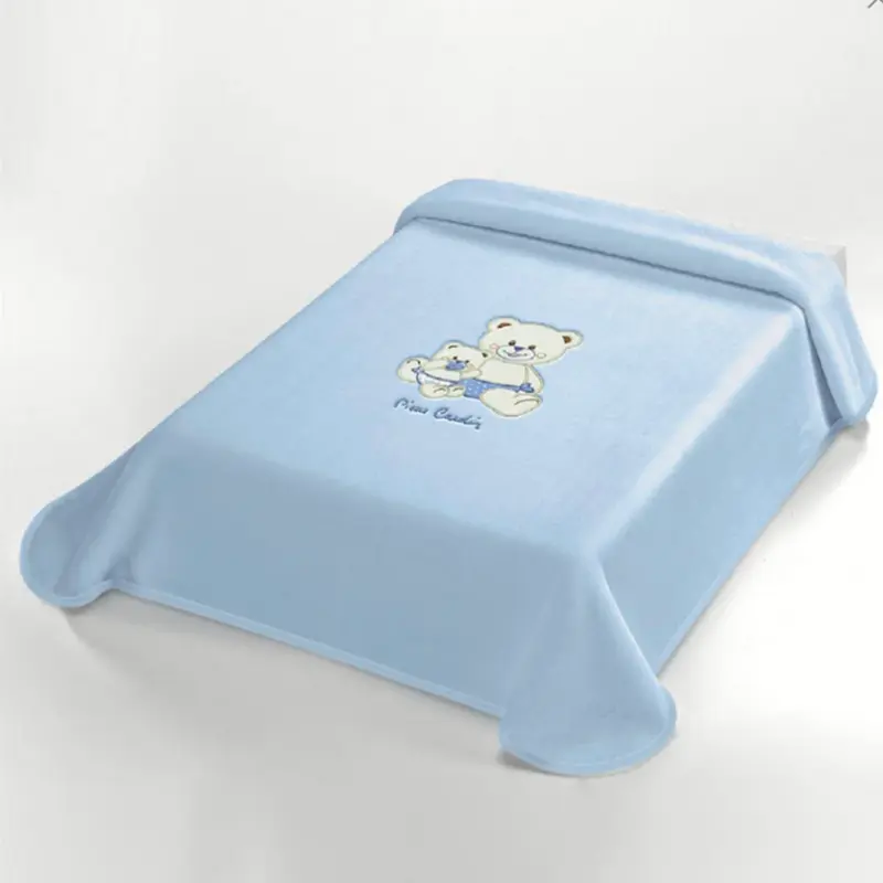 xx Couverture Ours Blue 110×140 cm – Pierre Cardin