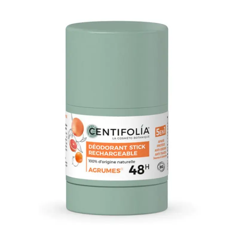 xx Déodorant Stick Rechargeable Agrumes Bio - Soin du Corps 50g - Centifolia