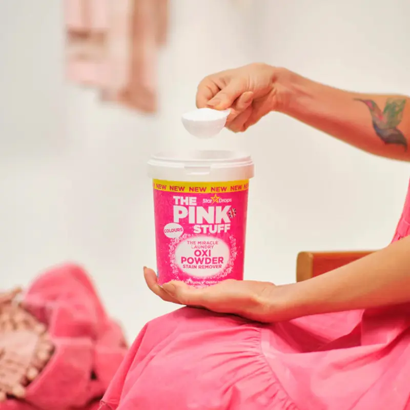 Détachant en Poudre Oxi Miracle pour Linge The Pink Stuff