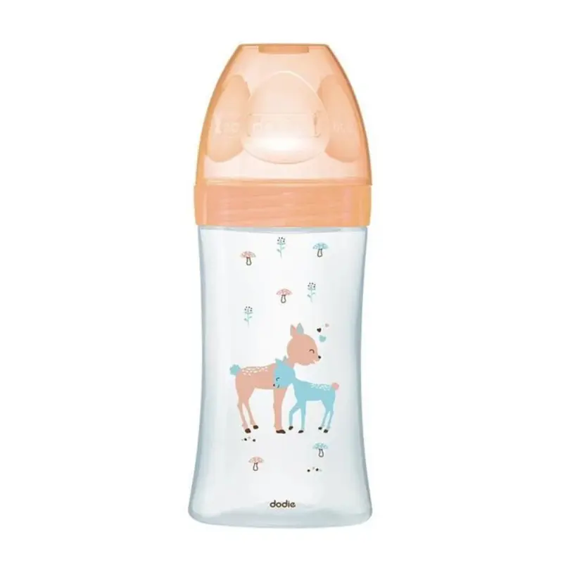 xx Dodie Biberon Verre Anti-Colique Sensation+ 270 ml – Beige Biche