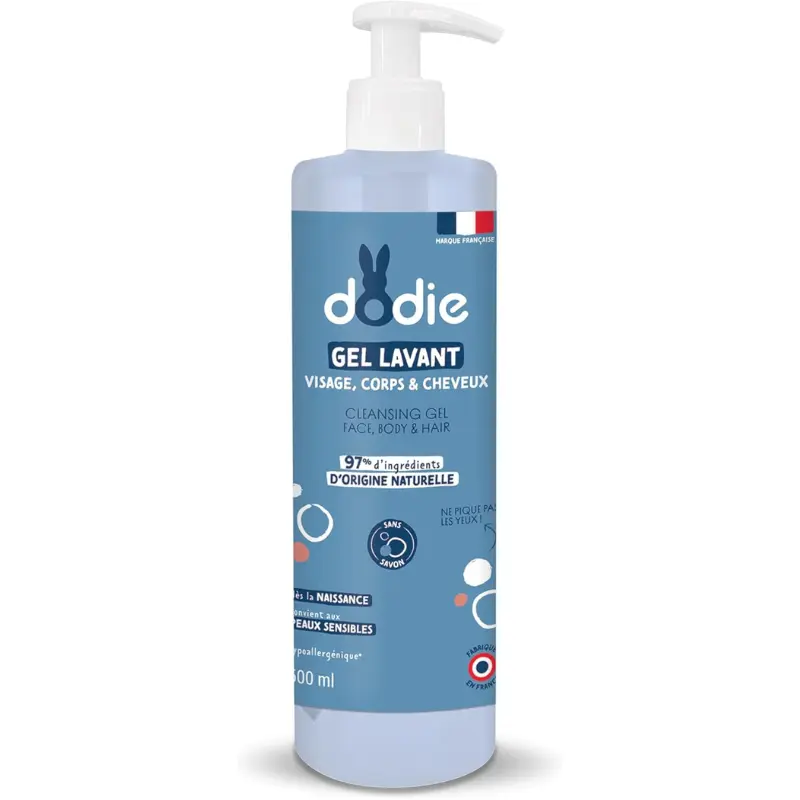 xx Gel Lavant 3 en 1 Dodie 500 ml