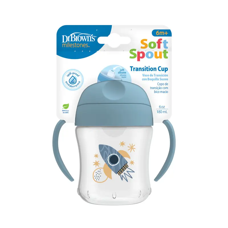 xx Dr Brown's Bec Souple pour enfant Tasse avec poignées, Blue