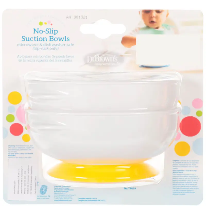 DR BROWN'S  Ensemble de 2 bols en plastique